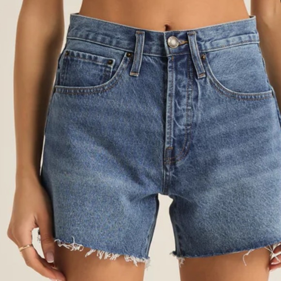Z Supply Pants - Z Supply Everyday Denim Shorts High Rise Size 25